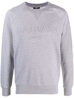 Balmain raised-logo sweatshirt