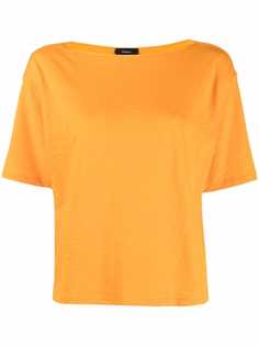 Theory short-sleeved boat neck T-shirt