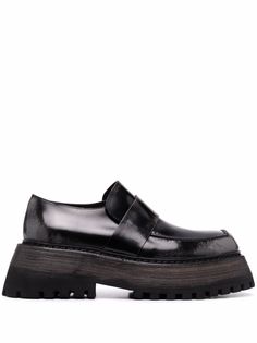 Marsèll chunky-sole leather loafers