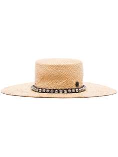 Maison Michel MMHE LANA RAFIA BOATER HAT