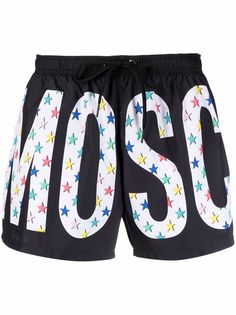 Moschino плавки-шорты с логотипом
