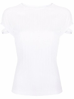 Helmut Lang футболка в рубчик