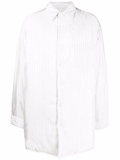 Maison Margiela полосатая куртка-рубашка оверсайз