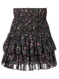 Isabel Marant Étoile floral-print ruffle mini skirt