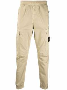 Stone Island брюки карго с нашивкой-логотипом