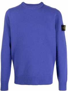Stone Island толстовка с нашивкой-логотипом