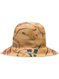 Etro плетеная шляпа Saint Tropez