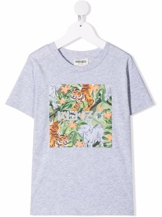 Kenzo Kids футболка с принтом