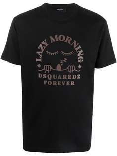 Dsquared2 футболка с логотипом и надписью