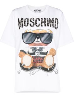 Moschino футболка с принтом Teddy Bear