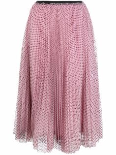 RED Valentino юбка из тюля пуэн-деспри