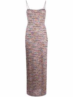 Missoni пляжное платье макси в полоску