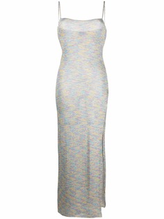 Missoni пляжное платье макси в полоску