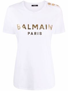 Balmain футболка с логотипом