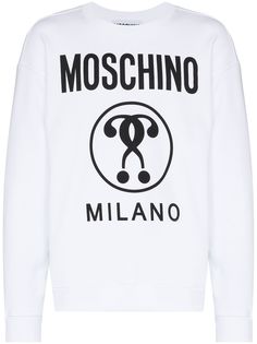 Moschino logo-print long-sleeve sweatshirt
