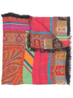 Etro шарф с узором пейсли