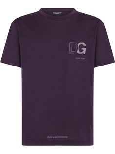 Dolce & Gabbana футболка с тисненым логотипом