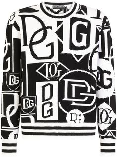 Dolce & Gabbana кашемировый джемпер вязки интарсия