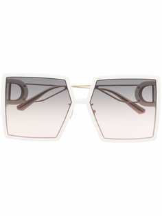 Dior Eyewear солнцезащитные очки 30 Montagne в массивной оправе