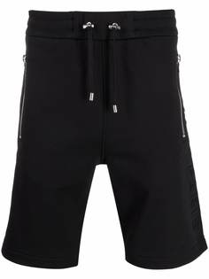 Balmain спортивные шорты с тисненым логотипом