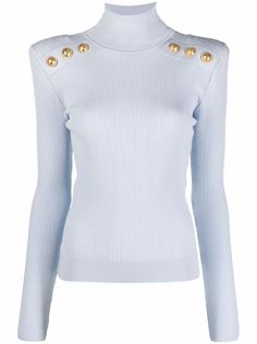 Balmain джемпер в рубчик