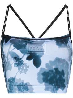 Fendi спортивный бюстгальтер Shady Flowers