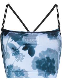 Fendi спортивный бюстгальтер Shady Flowers