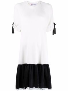 RED Valentino футболка с прозрачными вставками