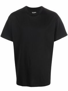 Jil Sander футболка с нашивкой-логотипом