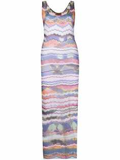 Missoni пляжное платье с абстрактным принтом