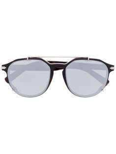 Dior Eyewear солнцезащитные очки Blacksuit с зеркальными линзами