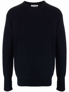 Jil Sander джемпер в рубчик
