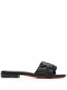 Santoni сандалии со сборками