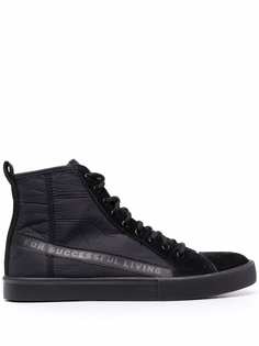Diesel высокие кеды на шнуровке
