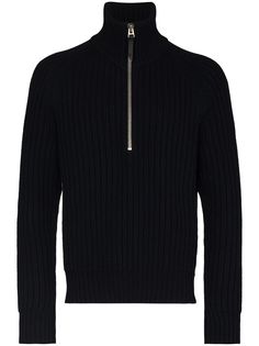 TOM FORD джемпер в рубчик на молнии