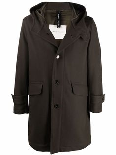 Mackintosh KIRKTON button-fastening hooded coat