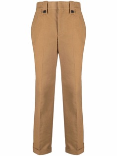 JW Anderson cropped pressed-crease trousers