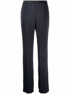 Theory straight wide-leg trousers