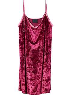 Marc Jacobs бархатное платье-комбинация