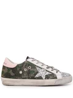 Golden Goose star-print lace-up sneakers