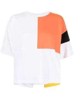 Enföld colourblock rear-tie T-shirt