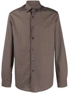Salvatore Ferragamo рубашка с принтом