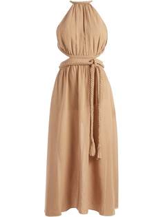 Alice+Olivia платье миди Faith с вырезами