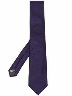 Canali галстук с заостренным концом