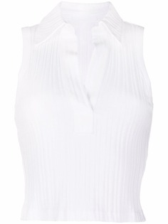 Helmut Lang укороченный топ с воротником
