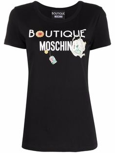 Boutique Moschino logo-print T-shirt