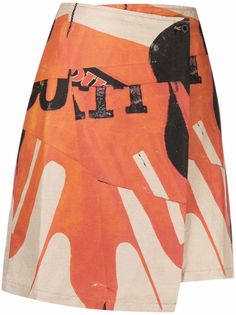 Our Legacy off-centre button skirt