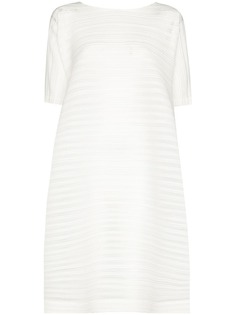 Pleats Please Issey Miyake платье Komorebi асимметричного кроя