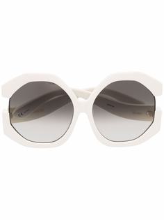 Linda Farrow солнцезащитные очки Bardot в круглой оправе