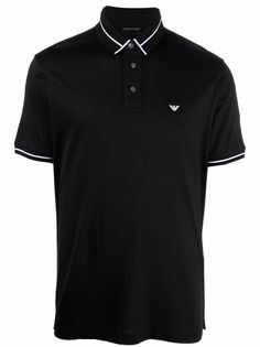 Emporio Armani рубашка поло с полосками